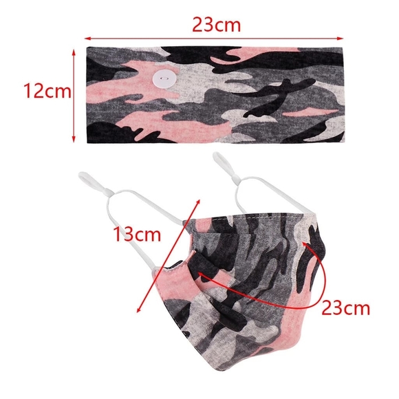 ✨🆕Headband and Face mask NWT✨ - Picture 2 of 2